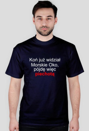 Koszulka męska - spacer do Morskiego Oka