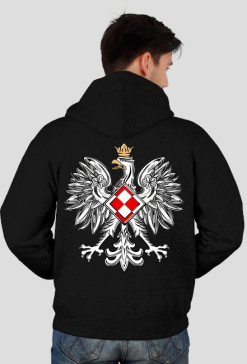 AeroStyle - dwustronny nadruk, bluza z motywem patriotycznym