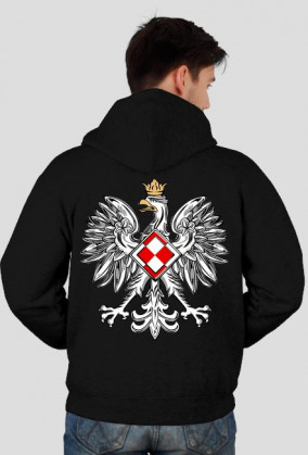 AeroStyle - dwustronny nadruk, bluza z motywem patriotycznym