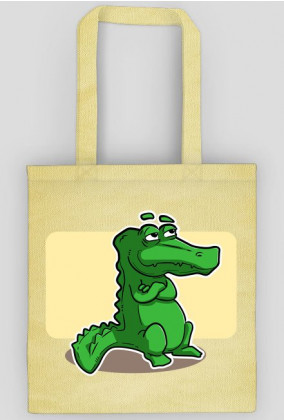 Ekologiczna torba na zakupy Aligatorek