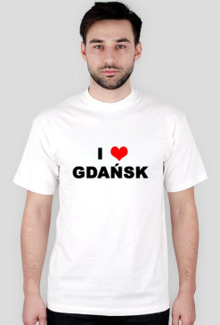 Koszulka I Love Gdańsk