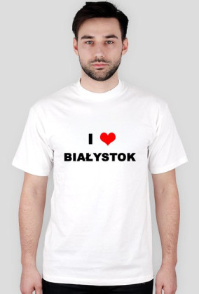 Koszulka I Love Białystok