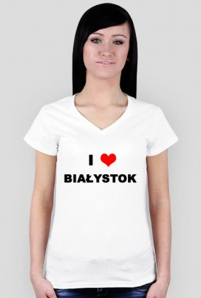 Koszulka I Love Białystok 2