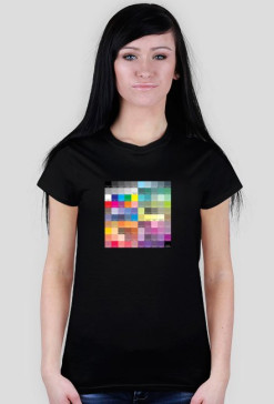 Koszulka damska Paleta CMYK