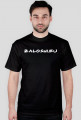 Koszulka Czarna z Nadrukiem - tekst - Zalosni.eu