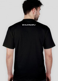 Koszulka Czarna z Nadrukiem - tekst - Zalosni.eu