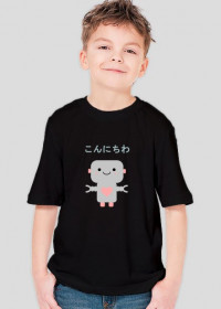 Hello Roboto 2 - Koszulka z japonskim napisem
