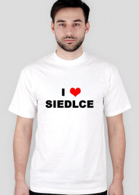 Koszulka I Love Siedlce