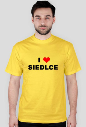 Koszulka I Love Siedlce