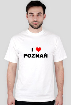 Koszulka I Love Poznań