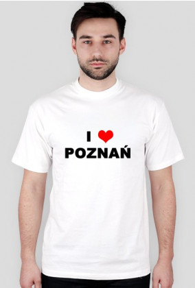 Koszulka I Love Poznań