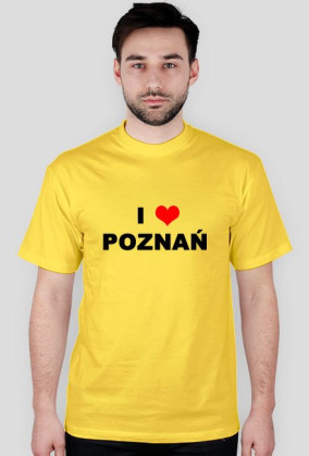 Koszulka I Love Poznań