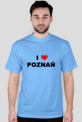 Koszulka I Love Poznań