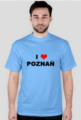 Koszulka I Love Poznań