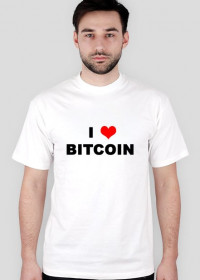 Koszulka I Love Bitcoin