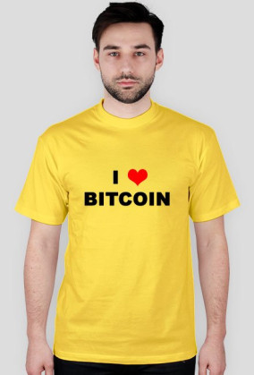 Koszulka I Love Bitcoin