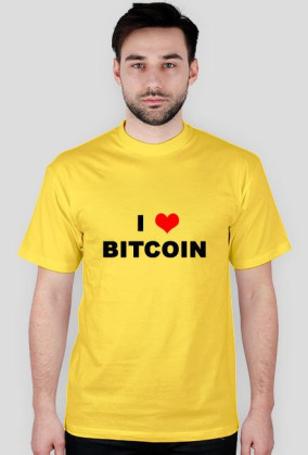 Koszulka I Love Bitcoin