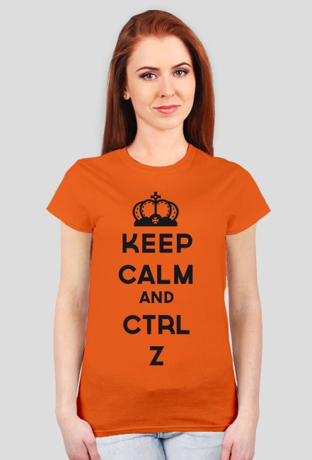 Koszulka damska Keep calm and ctrl z