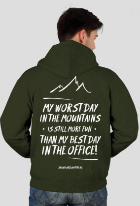 Bluza z kapturem - MY WORST DAY (różne kolory!)