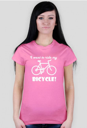 Koszulka I want to ride my bicycle