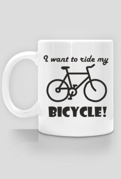 Kubek I want to ride my bicycle