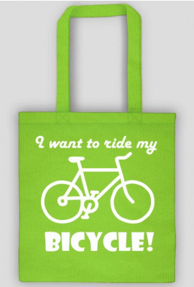 Torba I want to ride my bicycle
