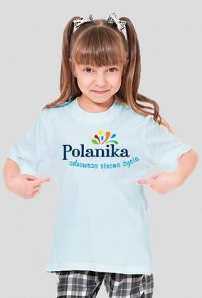 Koszulka dziewczęca Polanika z logo