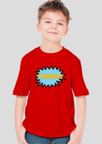 Czerwoan, dziecięca koszulka z nadrukiem Tymonerro
