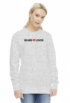 Bluza Beard Lover White/Grey