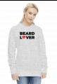 Bluza Beard Lover 2 White/Grey