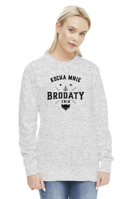 Bluza Kocha mnie BZ Grey/White