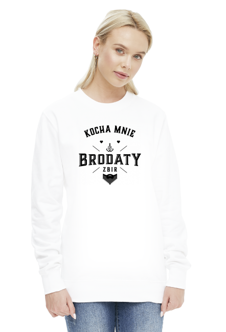 Bluza Kocha mnie BZ Grey/White