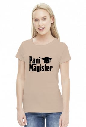 Obrona pracy magisterskiej prezent - koszulka Pani Magister