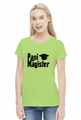 Obrona pracy magisterskiej prezent - koszulka Pani Magister