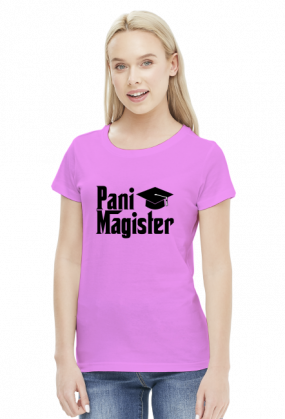 Obrona pracy magisterskiej prezent - koszulka Pani Magister