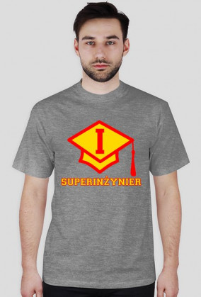 Prezent na obronę inżyniera - koszulka Superinżynier
