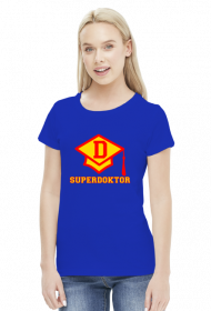 Prezent na obronę doktoratu - koszulka Superdoktor