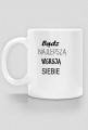 Kubek z napisem