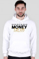 MONEY TALKS WHITE HOODIE