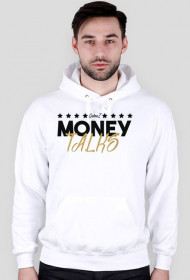 MONEY TALKS WHITE HOODIE