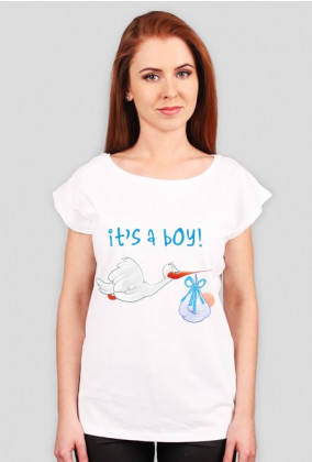 Koszulka dla ciężarnej - It's a boy