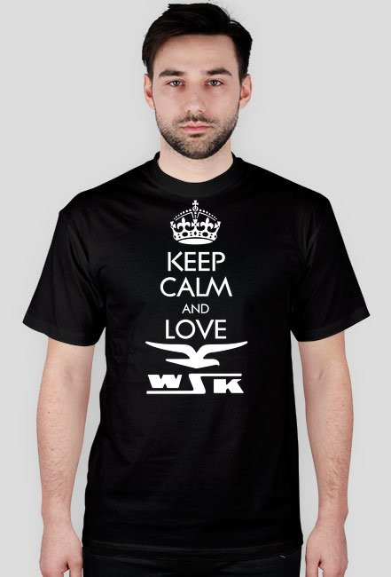Koszulka motocyklowa Keep Calm WSK - męska