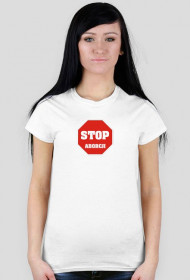 koszulka damska - STOP ABORCJI