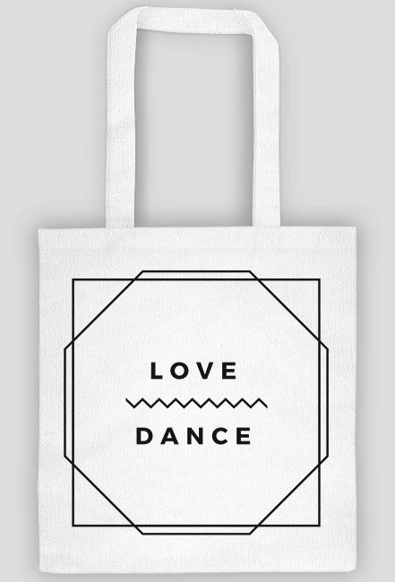 tańczę. Torba Bawełniana Love Dance