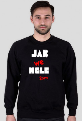 Bluza męska  z napisem