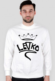 LETKO król biała bluza