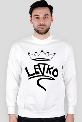 LETKO król biała bluza