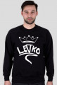 LETKO król czarna bluza