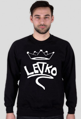 LETKO król czarna bluza