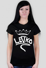 LETKO król czarna bluzka k